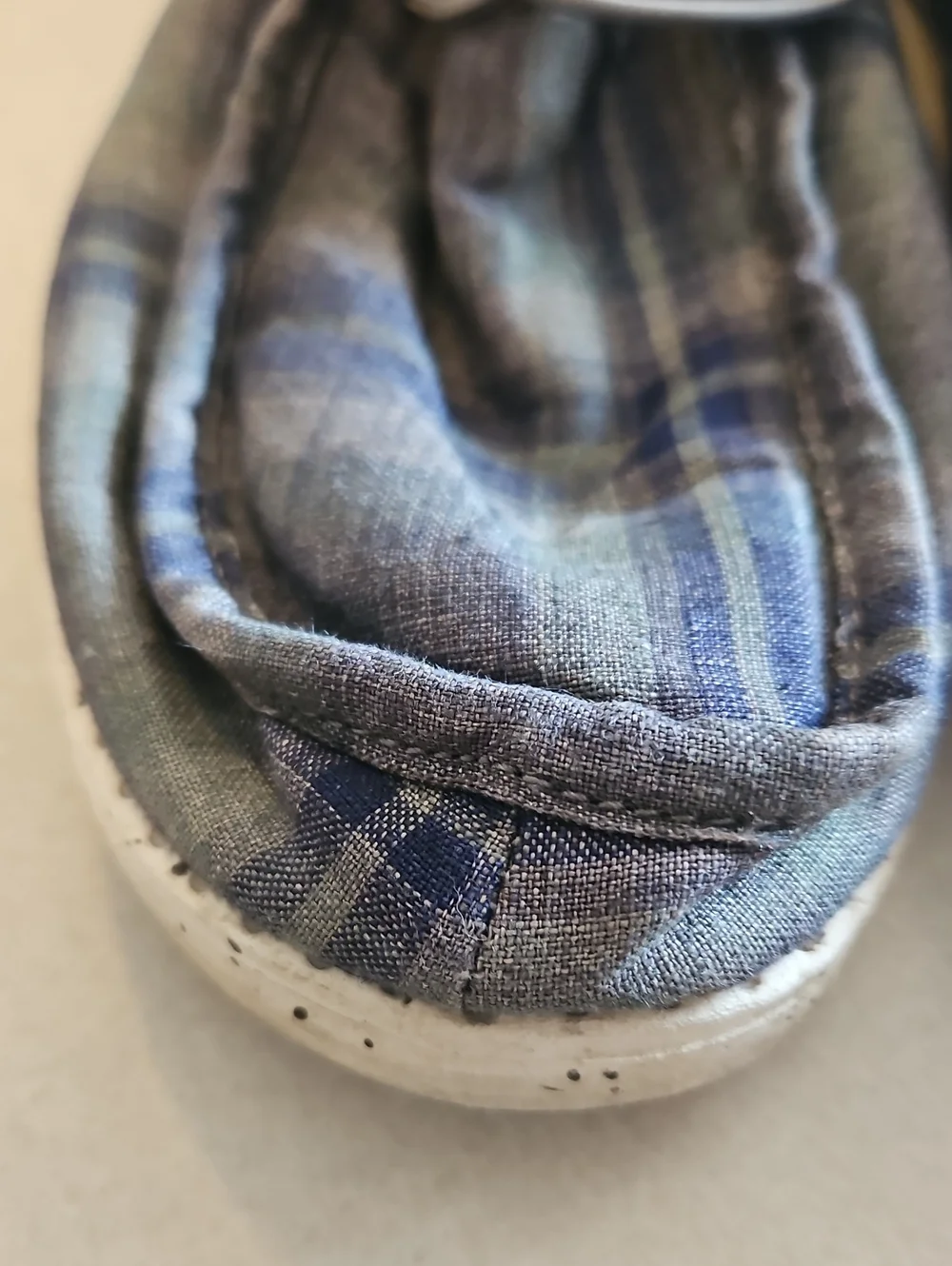 Hey Dude Funk Plaid Blue Grey